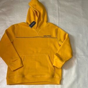 Nautica Yellow Sweatshirt Hoodie Classic Design
